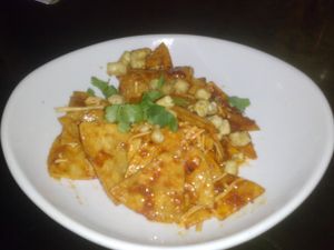 chilaquiles at Tony's Darts Away in Burbank