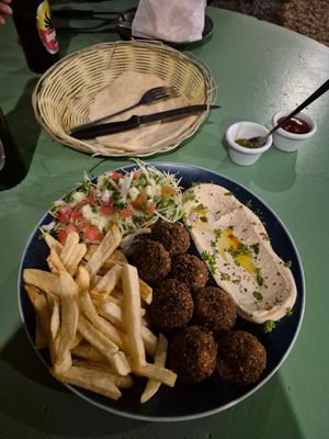 Falafel Platte at Falafel in Uvita