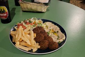 Falafel Platte at Falafel in Uvita