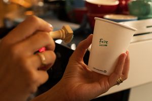 We plant 1 tree per receipt. at Faire Brunch & Drinks in Barcelona