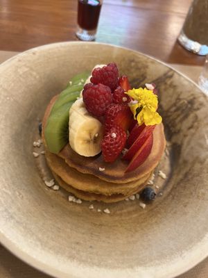 VEGAN PANCAKES  at Faire Brunch & Drinks in Barcelona