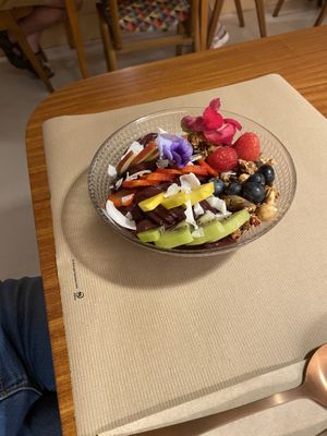 Açai bowl  at Faire Brunch & Drinks in Barcelona