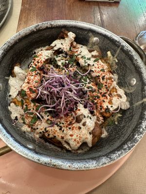 Vegetarian sweet potato fries  at Faire Brunch & Drinks in Barcelona