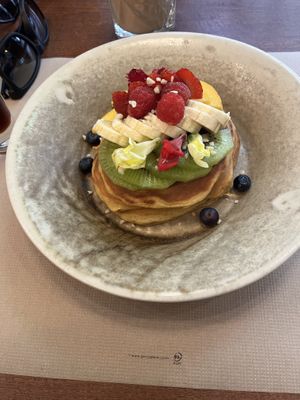 Vegan Pancakes  at Faire Brunch & Drinks in Barcelona