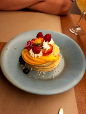 Pancakes at Faire Brunch & Drinks in Barcelona