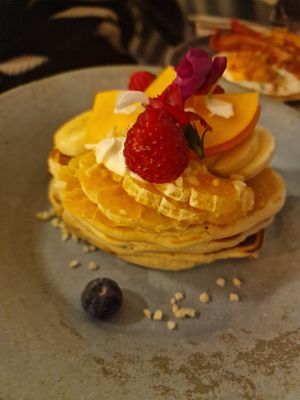 Pancakes at Faire Brunch & Drinks in Barcelona