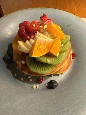 vegane Pancakes  at Faire Brunch & Drinks in Barcelona
