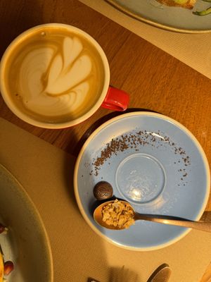 Mit hafermilch  at Faire Brunch & Drinks in Barcelona