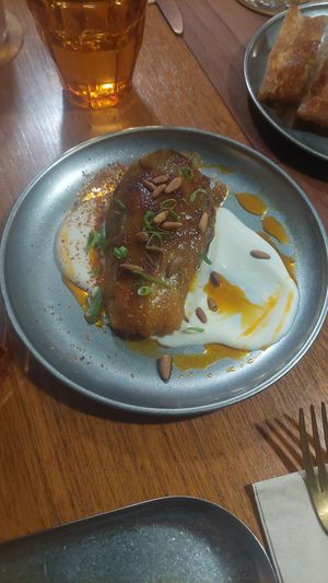 Aubergine with miso sauce ... absolutely fantastic 👏 at Faire Brunch & Drinks in Barcelona