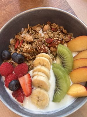 Granola yogurtt  at Faire Brunch & Drinks in Barcelona