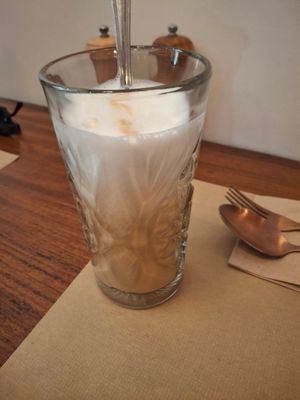 Latte at Faire Brunch & Drinks in Barcelona