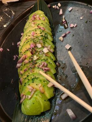 Avocado Sashimi 🥑 at I-Sushi in Pordenone