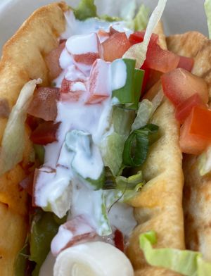 Hair in my taco 😢  at Vegan Mob in San Bruno