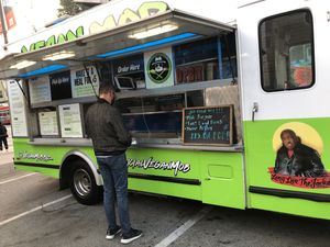 Truck at Vegan Mob in San Bruno