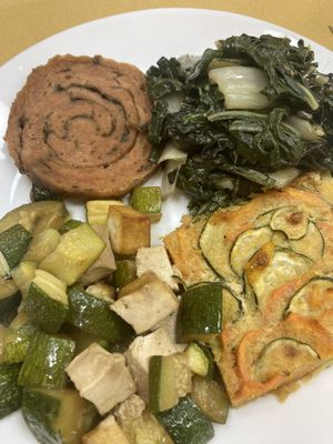 Four items for 13 euro (delicious)!   at Il Mercato Verde in Milan