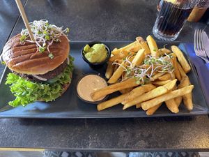 Vegan Texas BBQ Burger (ohne Mango-Sauce)  at Der Ostfriese in Emden
