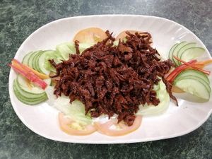 king ribs at New Amata Vegetarian in Klang