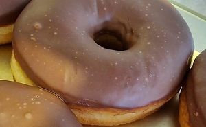 Donut chocolat   at La Pâtisserie Vegan - Les Saveurs De La Bastille in Liege