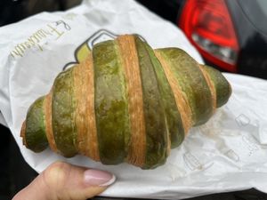 Croissant pistache  VSF 2025  at La Pâtisserie Vegan - Les Saveurs De La Bastille in Liege