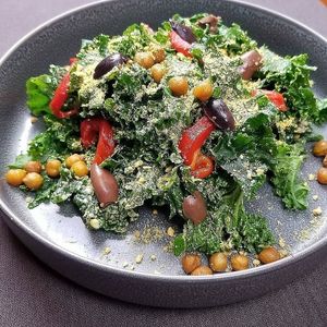 kale Caesar salad at Plant Power Nashville  in Brentwood