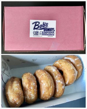 Vegan donuts 🍩   at Bob's Donut and Pastry Shop in San Francisco