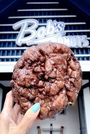 The vegan apple fritter is insane!  at Bob's Donut and Pastry Shop in San Francisco
