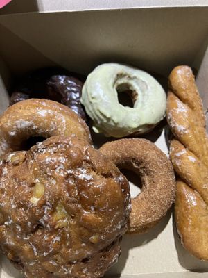 6 vegan donuts  at Bob's Donut and Pastry Shop in San Francisco