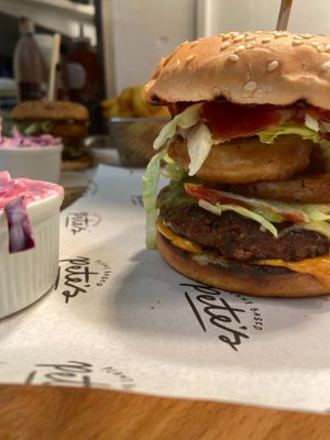 Never mind the beef burger at The Woolpack in Wilstead