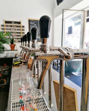 Bar at DeBru in Lisbon