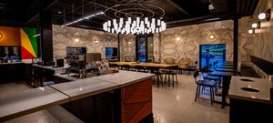 The Ginjan Café view from pick up counter at Ginjan Cafe in New York City