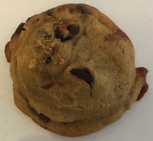 Vegan cookie--delicious! at Ginjan Cafe in New York City