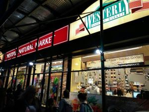 outside view at Westerly Health Foods in New York City