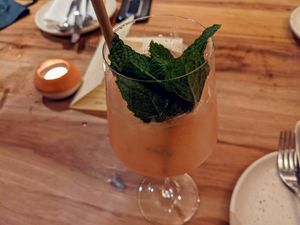 A mystery, the request was to bring something nice. at Suerte in Austin