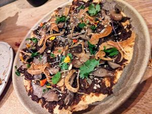 Tlayuda de Hongos (10/10) at Suerte in Austin