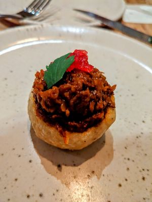 Mushroom sope (9/10) at Suerte in Austin