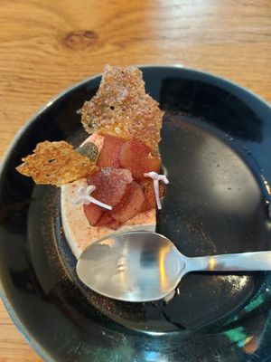 Panna cotta at Bistro Lupa in Copenhagen