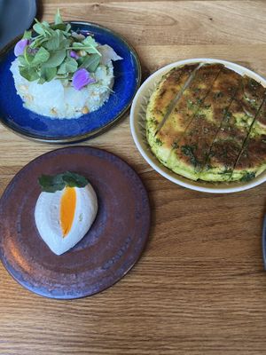 Their classic bread with a herb and jalapeño butter    at Bistro Lupa in Copenhagen