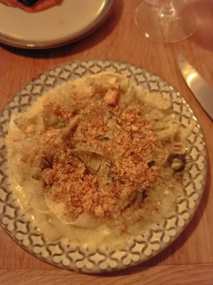 Fettuccine at Bistro Lupa in Copenhagen