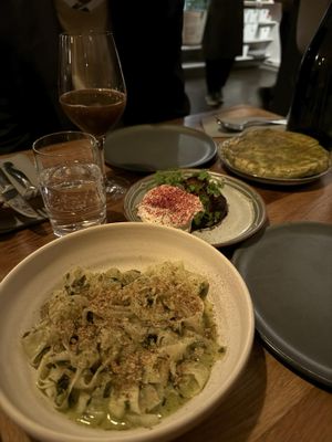 Flat Bread / Nori and Watercress Butter  at Bistro Lupa in Copenhagen
