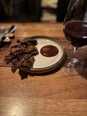 Lupa Fried Mushroom  at Bistro Lupa in Copenhagen