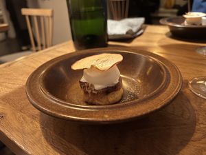 Amazing apple strudel omg  at Bistro Lupa in Copenhagen