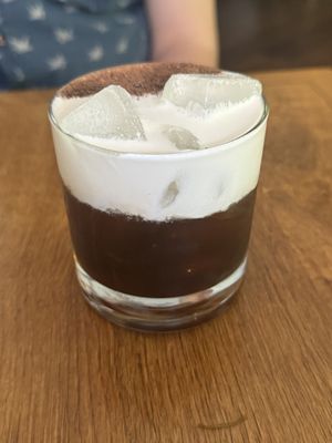 Coffee liqueur cocktail  at Bistro Lupa in Copenhagen