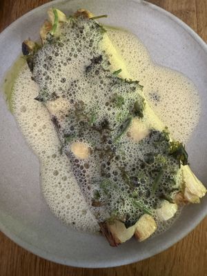 White asparagus   at Bistro Lupa in Copenhagen