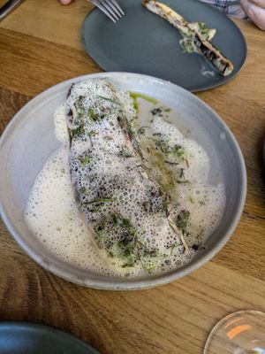 Asparagus at Bistro Lupa in Copenhagen