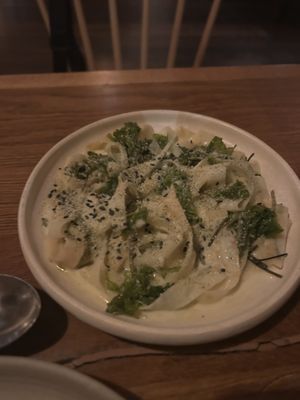 Celeriac pasta   at Bistro Lupa in Copenhagen