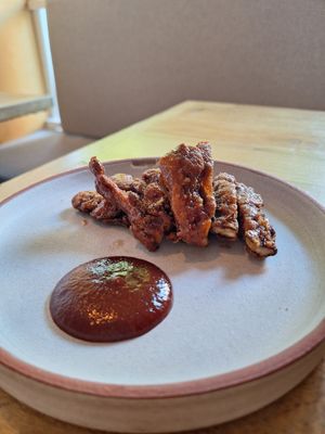 Blue Oyster Mushroom / Chipotle / Barbeque at Bistro Lupa in Copenhagen