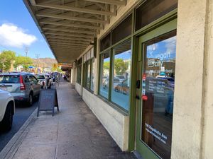 Vegan City: Located in the middle of a shopping plaza.  Makai on Kapahulu Avenue. at Vegan City Hawai'i in Honolulu