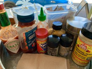 Condiments: at Vegan City Hawai'i in Honolulu