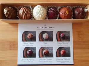 Box of chocolates at La Fiorentina Patisserie in Dusseldorf