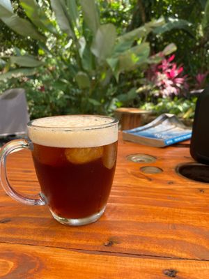 Ice Coconut Coffee  at Tagua in Uvita